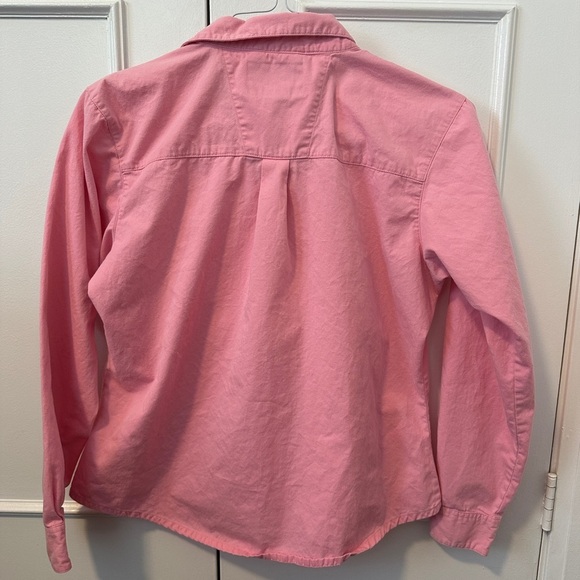Wrangler Western Breast Cancer Pink Button Down Long Sleeve Shirt Size Large - Picture 8 of 12